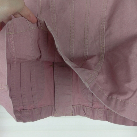 Tulle Anthropologie Pink Button Up Jacket Sz S - Picture 5 of 7